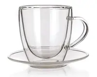 Šálka s tanierikom Doblo 80 ml, vysoký%