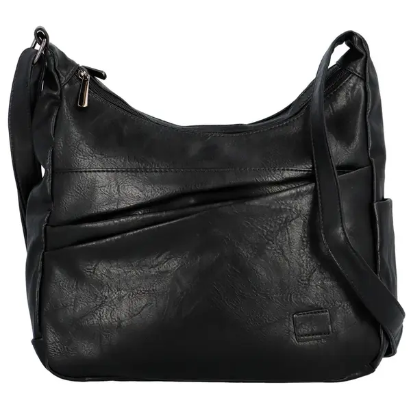 Dámska crossbody kabelka čierna - Firenze Ricco