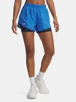 Dámské kraťasy Under Armour UA Fly By 2-in-1 Shorts-BLU - Dámské