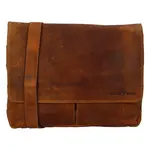 Pánska kožená taška svetlohnedá - Greenwood Rewrite