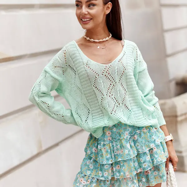 Green sweater Yups cwd0457. R26