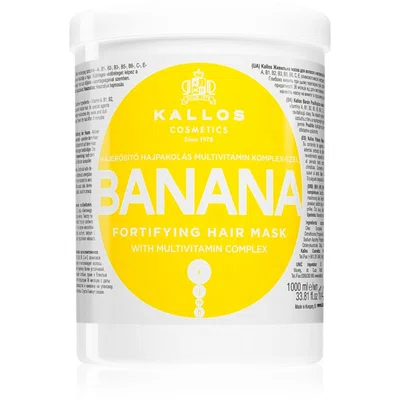 Kallos KJMN Professional Banana posilující maska s multivitamínovým komplexem 1000 ml