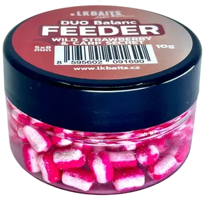 Lk baits duo balanc feeder 5x8 mm 10 g - wild strawberry a carp secret