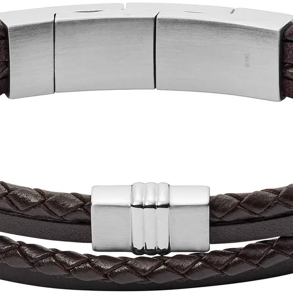 Fossil Pánský kožený náramek JF02934040