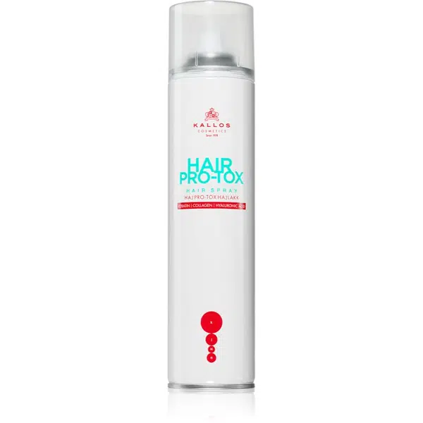 Kallos Hair Pro-Tox lak pro suché a poškozené vlasy 400 ml