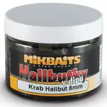 Mikbaits pelety halibutky v dipu 8 mm 150 ml - krab halibut