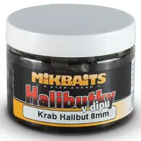 Mikbaits pelety halibutky v dipu 8 mm 150 ml - krab halibut