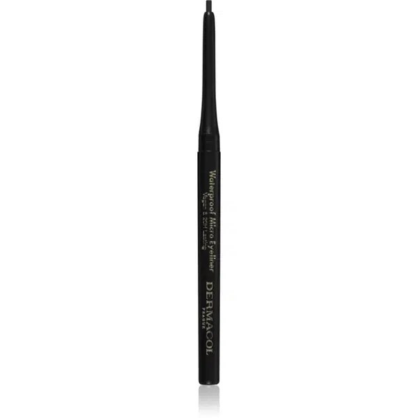 Dermacol Micro Eyeliner Waterproof voděodolná tužka na oči odstín 01 Black 0,35 g
