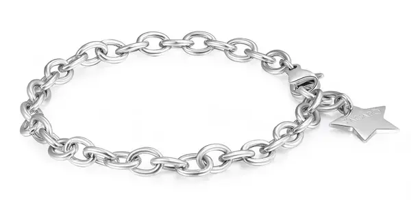 S'Agapõ Ocelový náramek na přívěsky Happy SHAC55