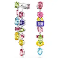Swarovski Barevné asymetrické náušnice s křišťály Gema 5656417