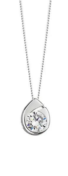 Preciosa Stříbrný náhrdelník Wispy 5105 00 (řetízek, přívěsek)