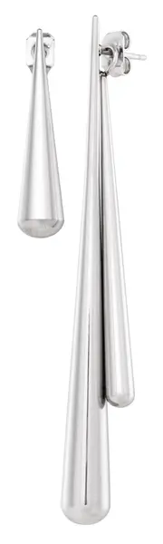 Troli Elegantní dámské náušnice z oceli 3v1