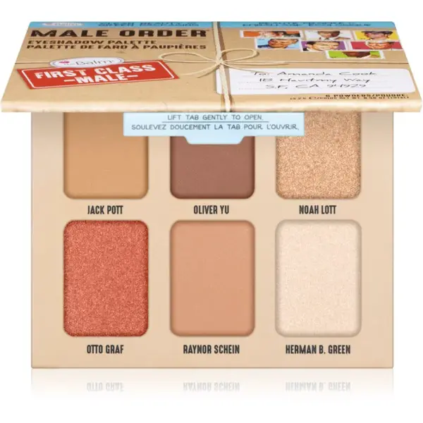 theBalm Male Order® First Class Male paletka očních stínů 13,2 g
