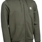 Nash mikina make it happen badge zipped hoody green - xl