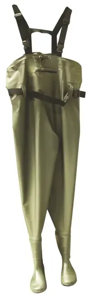 Mistrall brodící kalhoty pvc zelené - 44