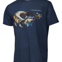Savage gear tričko cannibal tee blue - l