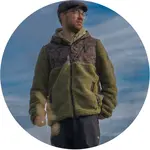 One more cast bunda pb sherpa fleece - m