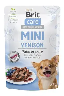 Brit Care Dog Mini Venison Fillets In Gravy 85g