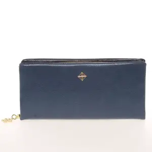 Dámská peněženka se zipem Milano Design, modrá