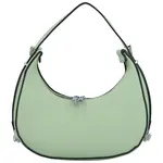 Módní dámská koženková kabelka na rameno Marwax, modrozelená