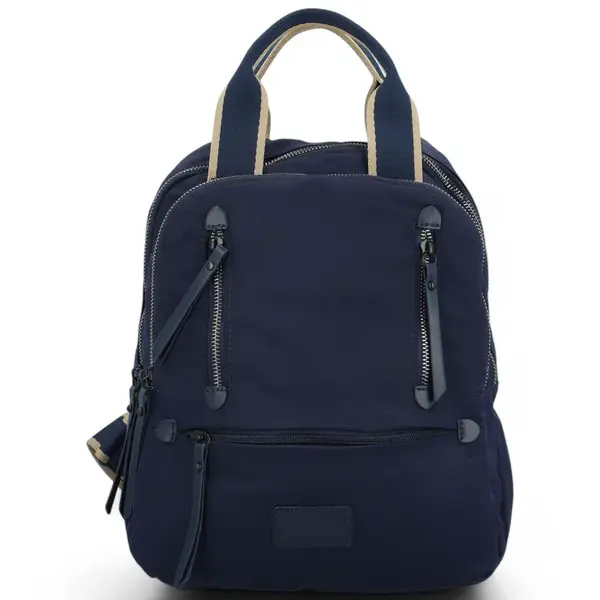 Trendy dámský textilní batoh Karis, tmavě modrý