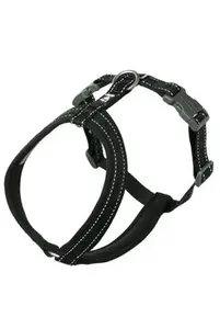 Postroj Y Hurtta Casual Eco černý 35-45cm