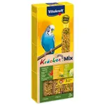 Tyčinky Vitakraft Kracker Trio Mix s banánmi, bylinkami a kiwi 3ks