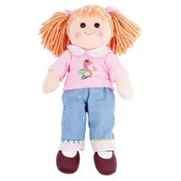 Bigjigs Toys Látková bábika Molly 38 cm