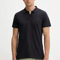 Bavlněné polo tričko Trussardi pánské, tmavomodrá barva, G5018000026N