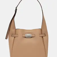 Kabelka Dkny hnědá barva, R52CAK42