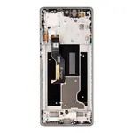 LCD + dotyk + přední kryt pro Motorola Edge 50 Fusion, marshmallow blue (Service Pack)