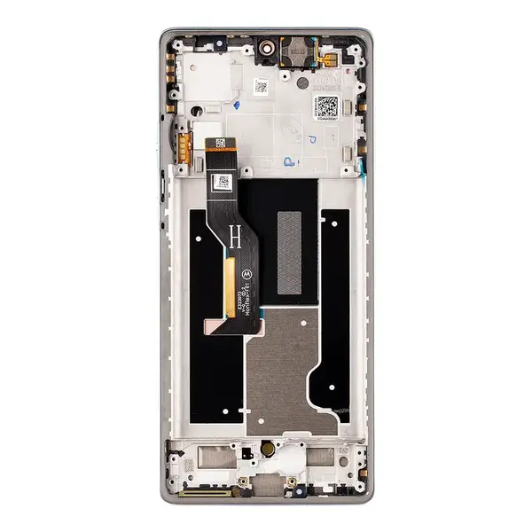 LCD + dotyk + přední kryt pro Motorola Edge 50 Fusion, marshmallow blue (Service Pack)