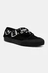 Semišové baleríny Vans Mary Jane Straps černá barva, VN000D9ABLA1