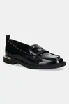 Mokasíny Dkny Raeya dámské, černá barva, na plochém podpatku, K3596299