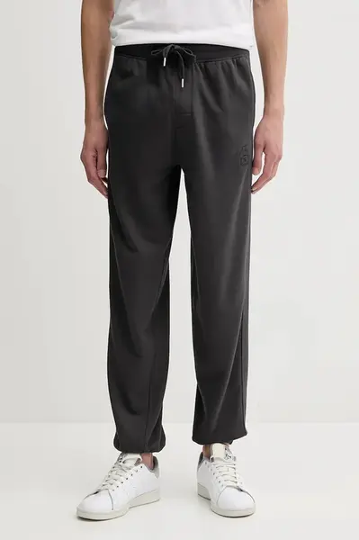 Bavlněné tepláky BOSS BB Patch Pants