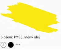 Olejová barva Umton 20ml – 0011 Kadmium žluté světlé