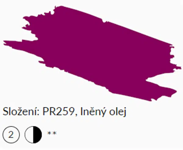 Olejová barva Umton 20ml – 0023 Ultramarin růžový