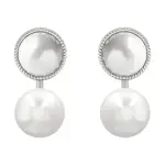 Postříbřené náušnice Lilou Cosmos