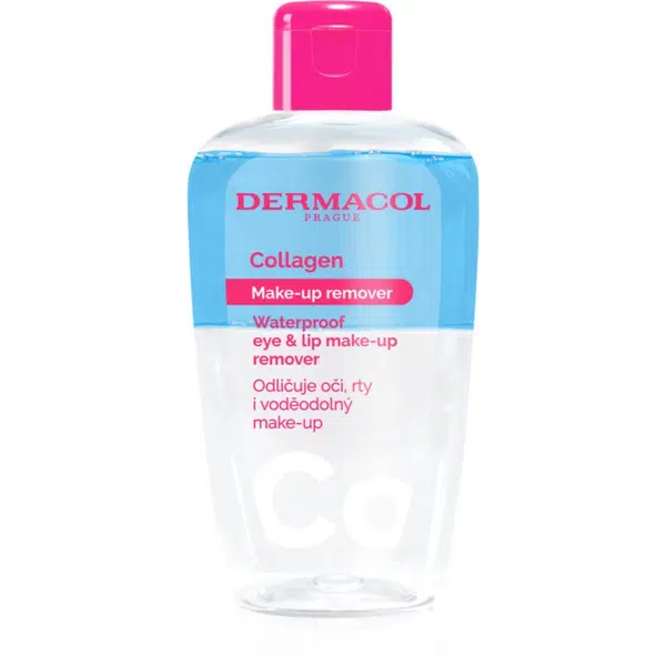 Dermacol Collagen dvoufázový odličovač voděodolného make-upu na oči a rty 150 ml