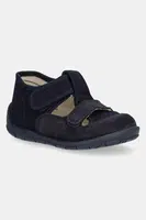 Dětské semišové papuče Froddo CLASSIC SLIPPERS tmavomodrá barva, G1700412