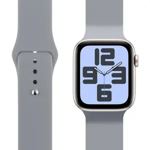 Silikonový řemínek OBAL:ME pro Apple Watch 42-49mm M-L, šedá