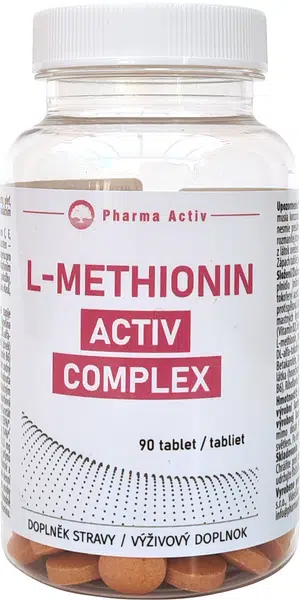 PHARMA ACTIV L-methionin Activ Complex 90 tablety