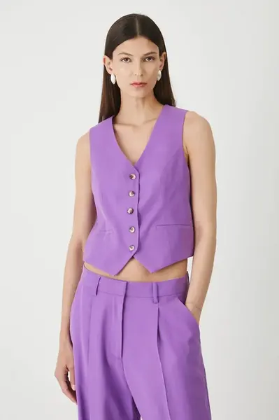 Vesta Medicine dámská, fialová barva, jednořadá