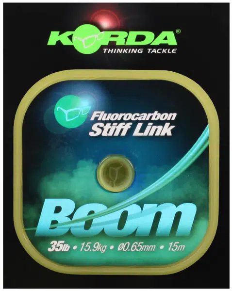Korda fluorocarbon stiff link boom 15 m - 0,55 mm 25 lb