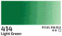 Akrylová barva Rosa 200ml – 414 light green