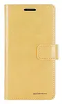 Mercury Blue Moon flipové pouzdro Apple iPhone X gold