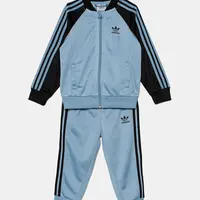 Dětská tepláková souprava adidas Originals modrá barva, JY0012