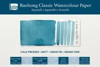 Akvarelový blok Baohong Classic 21x31cm cold pressed 300g