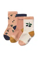 Dětské ponožky Liewood Silas Socks 3-pack oranžová barva, LW20014