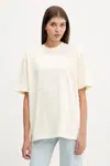 Bavlněné tričko Guess Originals dámské, béžová barva, M5YI54 K8FQ4